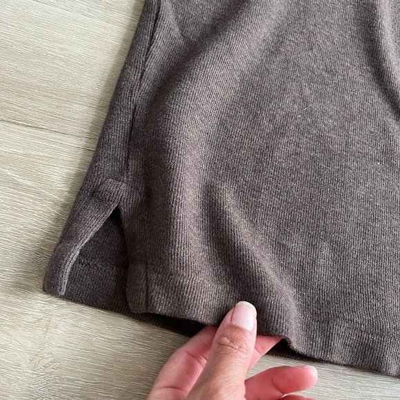 Polo Ralph Lauren 1/4 Zip Estate Rib Sweater Brown Size L - Picture 4 of 8